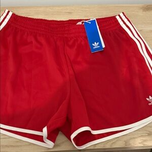 Adidas Women's Red Athletic Shorts